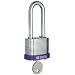 Brady Steel Lockout/Tagout Padlock, Keyed Different, 1-1/3" Body Length, 2" Shackle Clearance