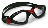 Aqua Sphere Kayenne Goggles - Clear Lenses, Black Red