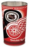 Detroit Red Wings NHL 15 Inches Metal Trash Can Waste Basket