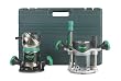 Hitachi KM12VC 11 Amp 2-1/4-Horsepower Plunge and Fixed Base Variable Speed Router Kit with 1/4-Inch and 1/2-Inch Collets