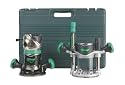 Hitachi KM12VC 11 Amp 2-1/4-Horsepower Plunge and Fixed Base Variable Speed Router Kit with 1/4-Inch and 1/2-Inch Collets