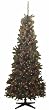6.5' Pre-Lit Slim Douglas Fir Artificial Christmas Tree - Multi Lights