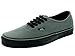 Vans Unisex Authentic (Black Sole) Sedona Sage Skate Shoe 10 Men US / 11.5 Women US