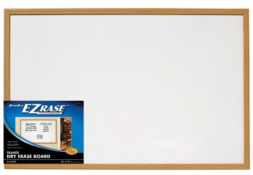 Cra-Z-Art Dry Erase Board, Classic Wood Look Frame, Melamine, 23 x 35 Inches (12152)