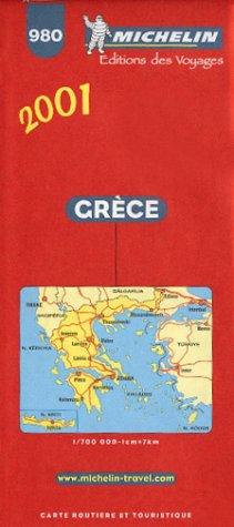 Michelin 2001 Greece/Crece (Road Maps)