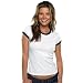 Bella Ladies' 5.8 oz Cotton Ringer Rib Tee