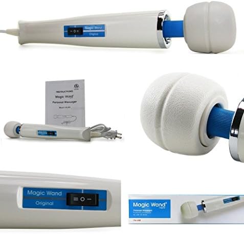 Bundle Genuine Original Hitachi Magic Wand Massager HV-260 Plus Wand Pals Velvet Storage Bag and Multi Speed Controller