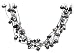 Kit Heath Sterling Silver 90GESLP Ladies Multi Strand Necklace with Swarovski Crystal Beads & Silver Pearls