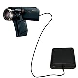 Portable Emergency AA Battery Charge Extender for the Sanyo Camcorder VPC-FH1A - uses Gomadic TipExchange Technology