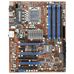 MSI X58 Pro-E Core i7/Intel X58/6DDR3-1333/ATI CrossFireX/GbE/R/A/1394/ATX Motherboard