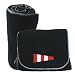 SOFT SCARF BLACK FLAG EMBROIDERY  SIGNALS  COUNTRY