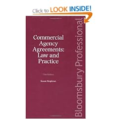 Commercial Agency Agreements Law and Practice