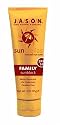 JASON Natural Cosmetics Sunbrellas Sun Care Family Block, SPF 36 4 oz Bottles, (Pack of 2)