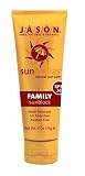 JASON Natural Cosmetics Sunbrellas Sun Care Family Block, SPF 36 4 oz Bottles, (Pack of 2)