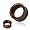 KULTPIERCING Organic Tunnel Plug Sono Holz Braun Flesh Piercing Ohr Plug 8 - 14 mm