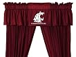 NCAA Washington State Cougars 5pc Jersey Curtains and Valance Set