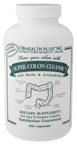 Health Plus - Super Colon Cleanse, 240 capsules