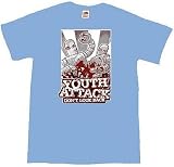 YOUTH ATTACK - Don't Look Back - Baby Blue T-shirt