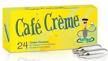 Cafe Creme - Nitrous Oxide Whipped Cream Chargers (24)