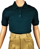 French Toast Girls S/S Knit Polo Shirt with Picot (Sizes 7 - 20)