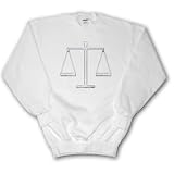 Houk Digital Design Symbols - Law - Scale of Justice (chrome) - Sweatshirts