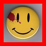 Watchmen Smiley Face Movie Version 2.25 Inch Button Watchmen Smiley Face Movie Version 2.25 Inch Button