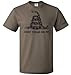 Dark Ink Black Don't Tread On Me T-Shirt