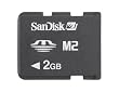 Sandisk M2 2GB SDMSM2-2048-P60M PRO Duo�A�_�v�^�[�t�� �������[�X�e�B�b�N �}�C�N��