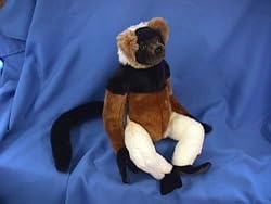 MADAGASCAR RUFFED LEMUR PLUSH TOY 18" L