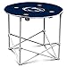 Logo Brands NCAA Penn State Nittany Lions Round Tailgating Table – Portable with Foldable Legs, 4 Cup Holders, Powder-Coated Steel, and 27.6