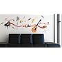 Music Instruments Musical Notes Wall Mural Stickers