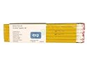 EXP HB unsharpened pencils with eraser tip, PACK of 12