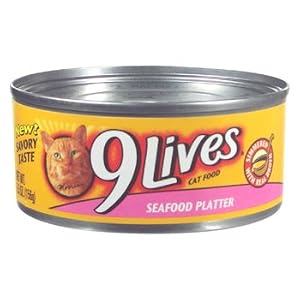 9 Lives Ground Seafood Platter Canned Cat Food by 