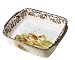 Spode Woodland Game Birds 12-Inch-by-9-1/2-Inch Rectangular Handled Dish, Rabbit and Quail