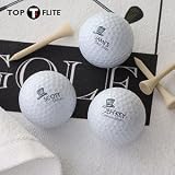Personalized TopFlite Golf Ball Set  Wedding Party Design