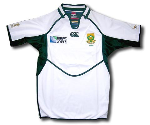 South Africa 2011 RWC Alternate Pro S/S Rugby Shirt - size Large