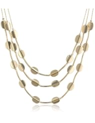 Napier "Golden Age" Gold-Tone Multi-Row Necklace, 19"