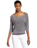 Splendid Women's Distressed Breton Stripe Top