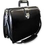 Jack Georges Elements Black w/ shoulder strap Classic Briefbag - JG-BK4505ss