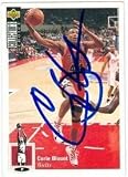 Corie Blount Autographed/Hand Signed Basketball Card (Chicago Bulls)