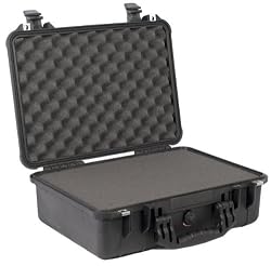 Pelican 1500 Watertight Hard Case without Foam insert - Black