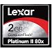 Electronics : Lexar Platinum II Compact Flash 2GB 80X