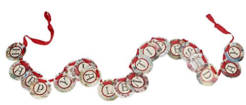 Primitives By Kathy Garland – Happy Valentines Day Paper & Glitter Banner Primitives By Kathy Garland – Happy Valentines Day Paper & Glitter Banner