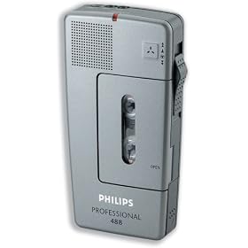 Philips 488 Analogue Pocket Memo Rechargeable REC/BATT Audible Warning Ref LFH0488-00