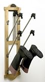 Wooden Welly Boot Rack – Wall Mounted Wellington Racks for 4 Pairs