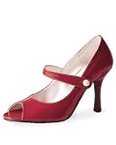 Peep-toe Mary Jane pump