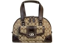COACH OUTLET コーチアウトレット ハンプトン シグネチャー ジップ サッチェル F13977 SKHMA【NB】