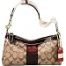 Coach Heritage Stripe Signature Shoulder Bag 11562 Brown