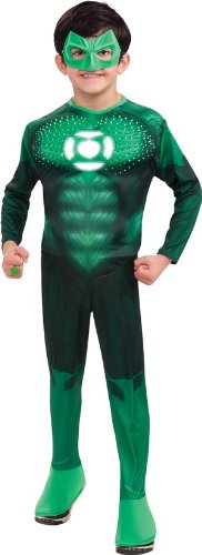  Green Lantern - Hal Jordan Deluxe Light-Up Muscle Child Costume Large