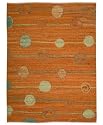 Nourison "Taos(tm)" TOS2 Orange Organic Area Rug, 4' x 6'